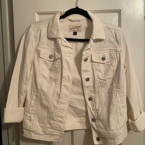 White Denim Jacket